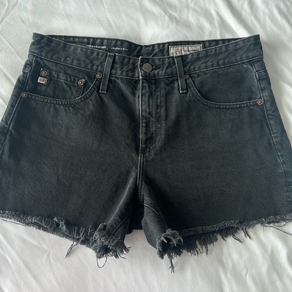 AG Denim Hailey High Waist Cut-Off  size 27 ( 7 years vintage onyx) - Picture 1 of 5